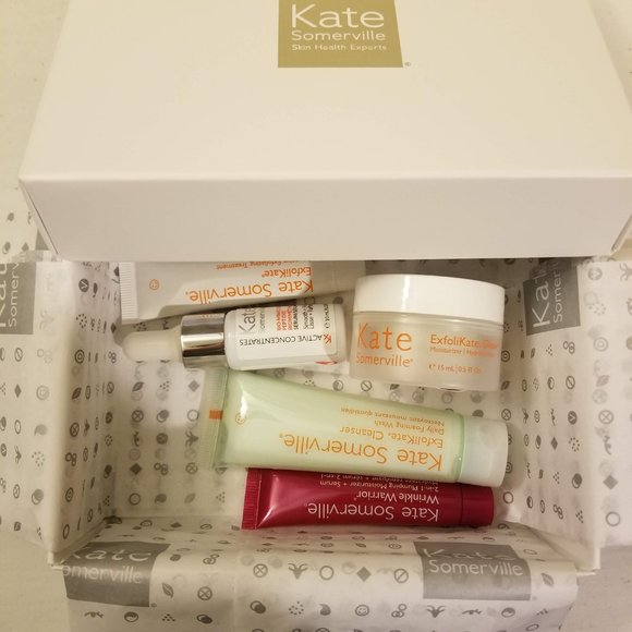 Kate Somerville - Exfolikate Glow Moisturizer + mini must haves NIB - Picture 4 of 5
